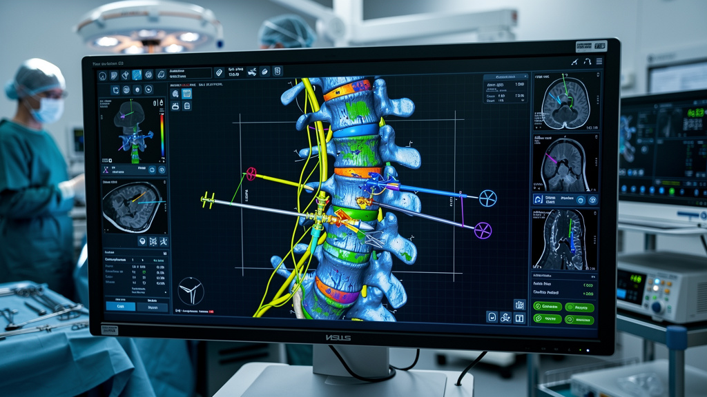 Surgical navigation system guiding minimally invasive spine procedure